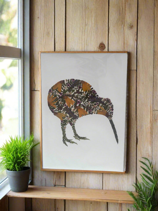 Print - Pressed NZ Flowers - Kiwi