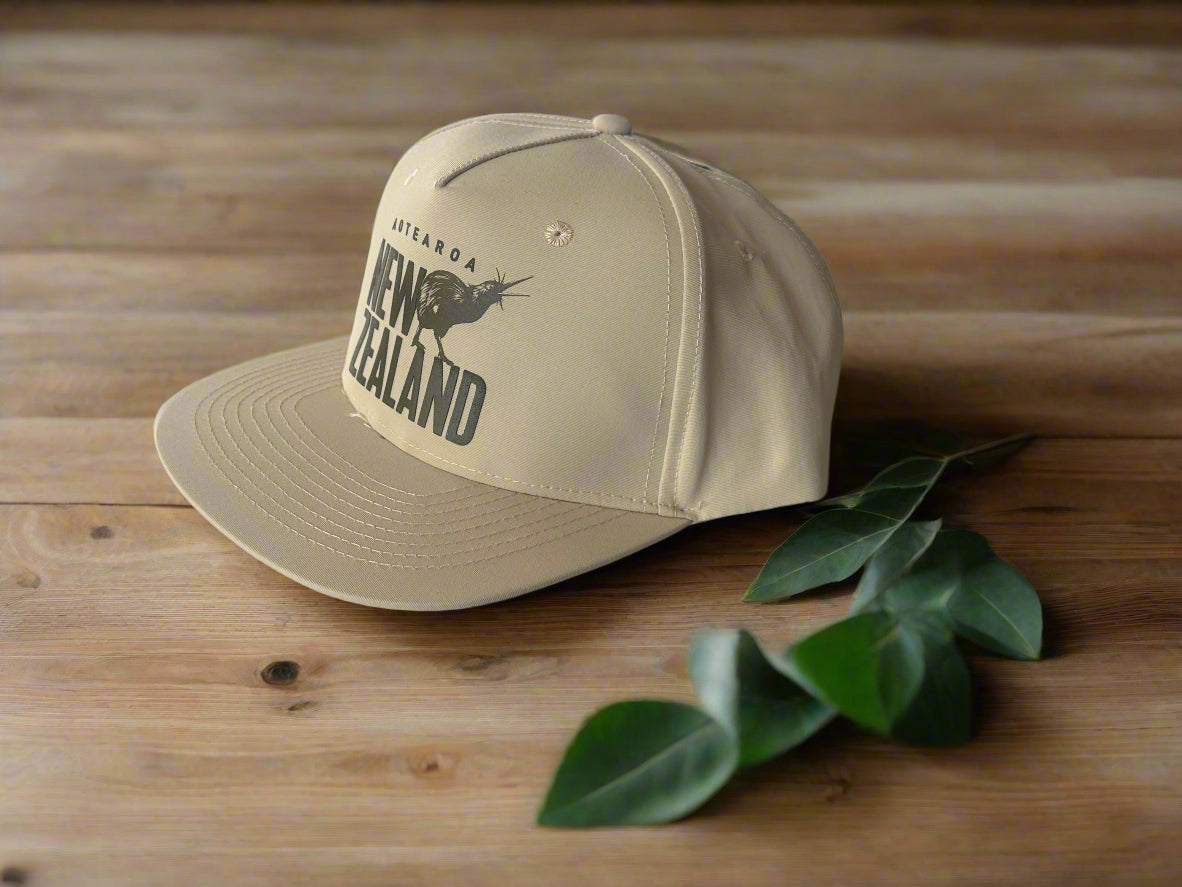 Cap - NZ Kiwi - Sand