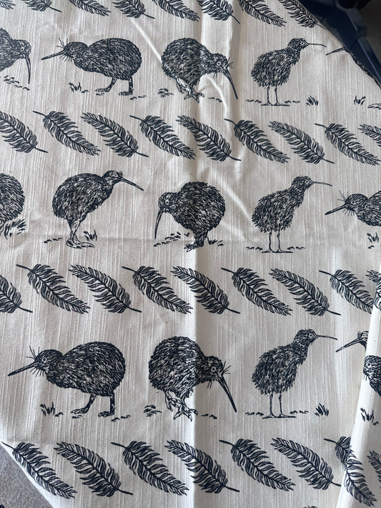 Tea Towel - Kiwi (White)