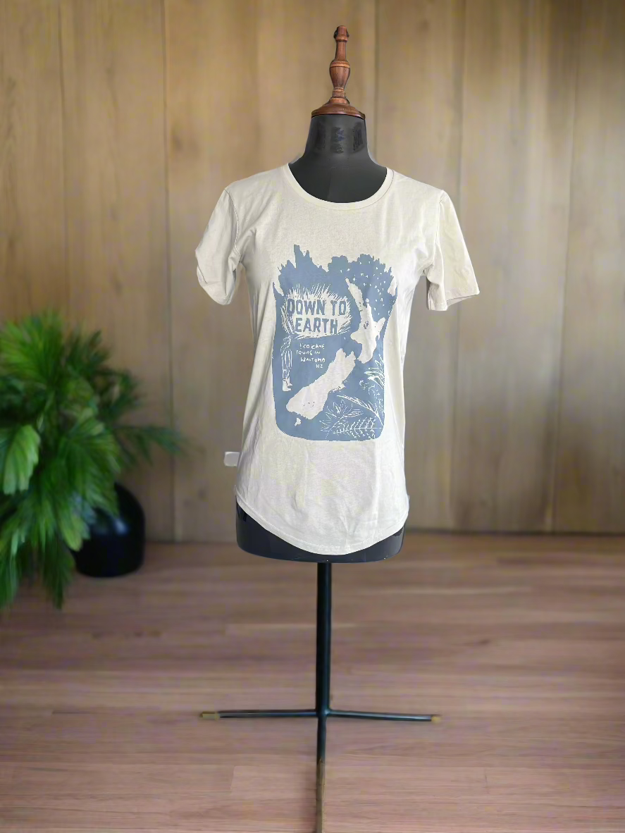 T-Shirt - Down to Earth - Sand - Crew neck