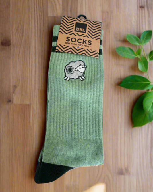Socks - Embroided Sheep