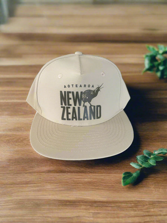 Cap - NZ Kiwi - Sand